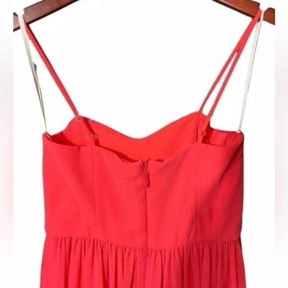 NWT BCBGENERATION Red Bittersweet Piping Spring Formal Maxi Dress Size 2 - Picture 8 of 16